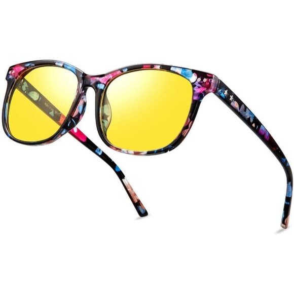 Night Vision Driving Glasses – Polarized Anti-Glare Clear Lenses for Men & Women - Picture 1 of 7